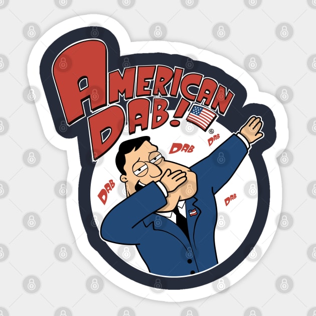 AMERICAN DAB Sticker by FernandoSala